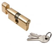 Ключевой цилиндр (ключ + завёртка) RUCETTI 60 мм R60CK PG золото