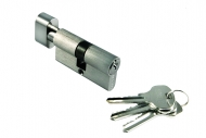 Ключевой цилиндр (ключ + завёртка) MORELLI 60 мм 60CK SN никель
