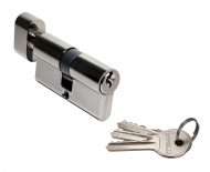 Ключевой цилиндр (ключ + завёртка) MORELLI 60 мм 60CK BN чёрный никель