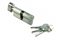 Ключевой цилиндр (ключ + завёртка) MORELLI 70 мм 70CK SN никель